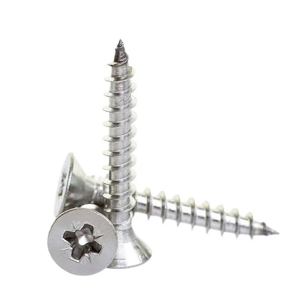 China Manufacturer Pozi Chipboard Screws Dacromet Coated C1022A Full Thread Double Countersunk Full Sizes Bulk Packing photo-5