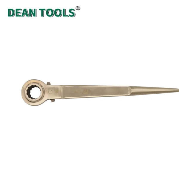 Non-Sparking Double Face Construction Ratchet Wrench,Double Ended,Compact Design,High Strength