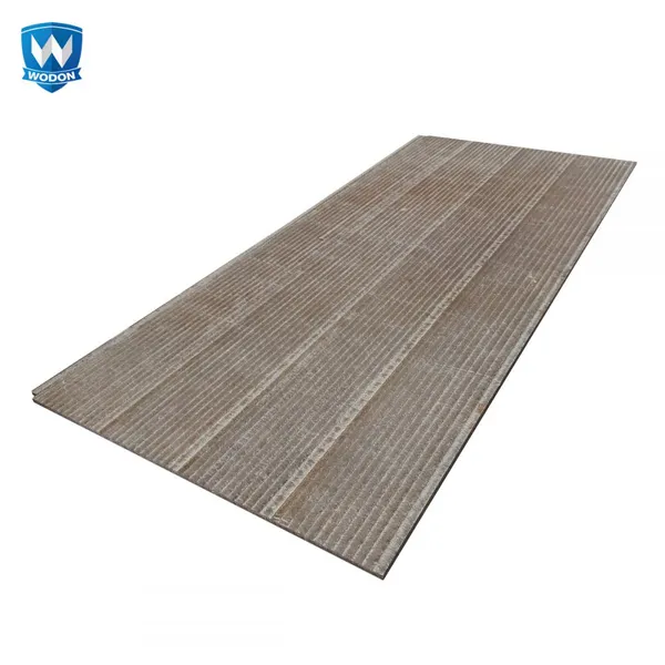 Custom Size Open Arc Welding Chromium Carbide Overlay Plate Abrasion Proof Bimetal Wear Parts