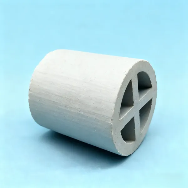 Pingxiang Daier Ceramic Cross Partition Ring 50mm 80mm 100mm 120mm 150mm Acid Resistant Tower Packing for Distillation Absorption and Support Layer photo-4