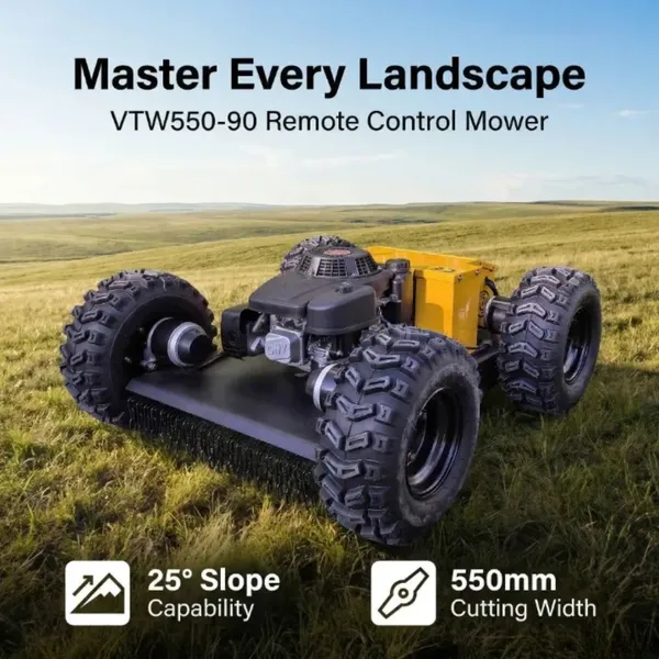 VIGORUN Power Tools Brush Cutter Long-Lasting Endurance Euro 5/EPA Small Size Lawn Mower For Solar Farms