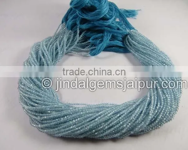 Wholesale Sky Blue Topaz Micro Cut Beads 2 To 2.5 MM photo-2