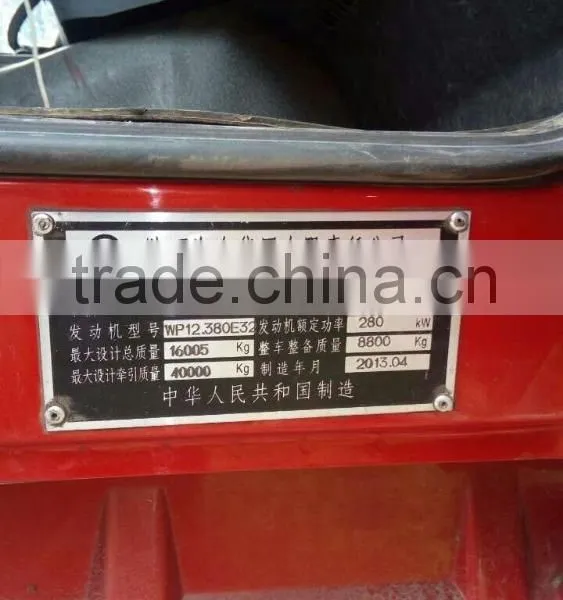 Used Howo Sany Howo Tractor Head 40t Best Price Tractor Head Howo Shacman photo-4