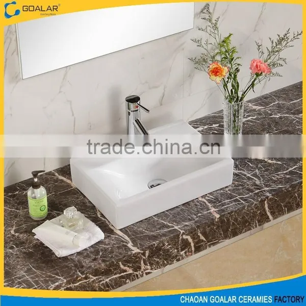 Hot Ceramic Rectangular Bathroom Ceramics Basin