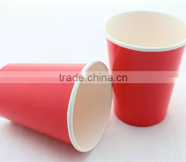 9 oz Solid Pink Drinking Outdoor Party Paper Cups for Party Supplies photo-5
