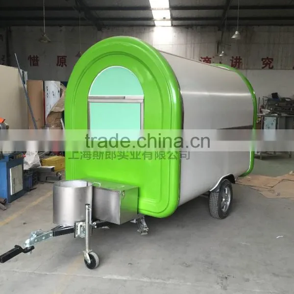 Green Fast Food Cart For Sales,Food Van/Street Food Vending Cart For Sales, in Line With European Standards, Australia Standard photo-5