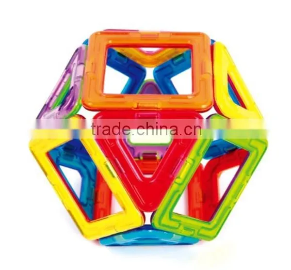 New MagKiss-Magformers Set Magnetic Building Toy Triangules Rainbow Family Fun Game Kids photo-2