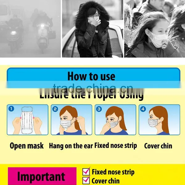 (130428) High Quality 3ply Ear Loop Disposable Medical Face Mask photo-2