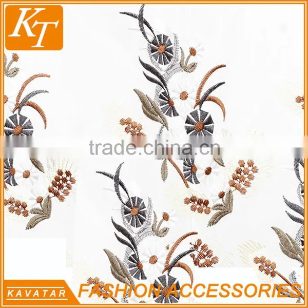 Kavatar Brand China Manufacturer Offer Embroidery Lace Fabric photo-5