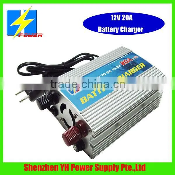 20a Car Charger Lead Acid Battery Charger 12V