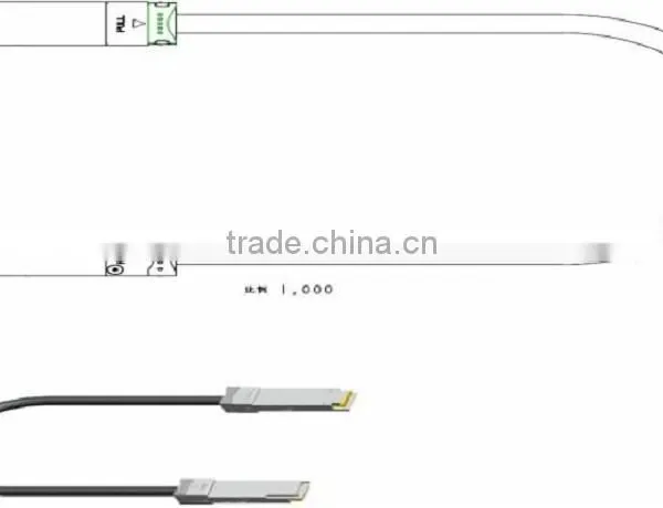 5/7/10m Customised AOC Greater Bandwidth 40G QSFP Active Optical Cable photo-3