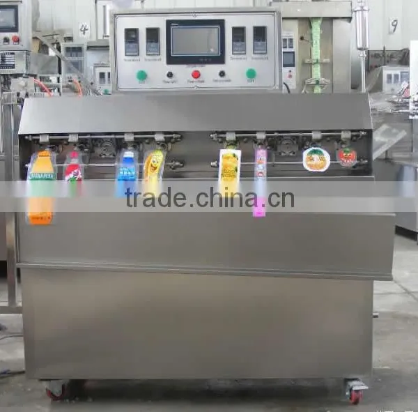 High Speed Semi Automatic Shaped Bag Water Filling Machine photo-3