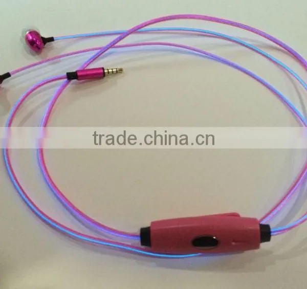 Factory Price EL Earphones Led Earphones With Microphones photo-6