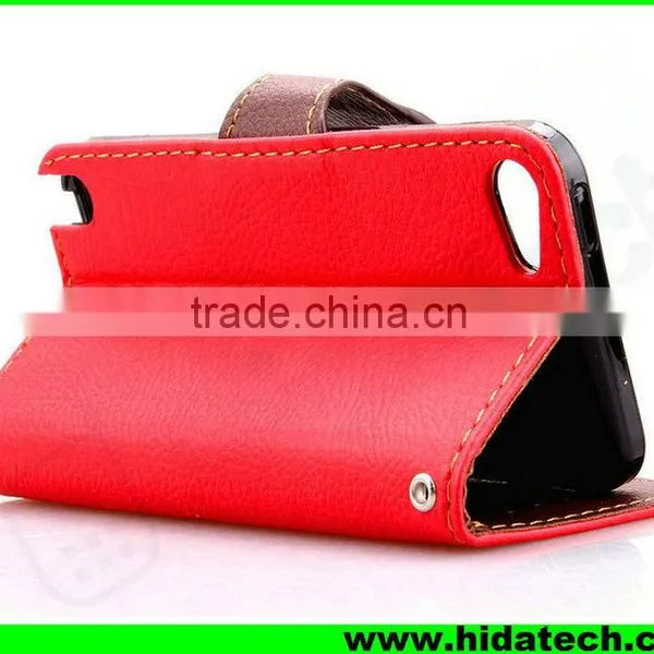 Leaf Shape Flip pu Leather Phone Case for Iphone 6 Iphone 6s Leather Case With Card Holders Wallet Case photo-3