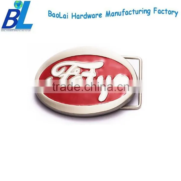 Decorative Enameled Metal Coat Belt Buckle photo-2