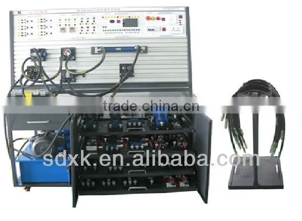 Pneumatic and Hydraulic Double Side Training Bench, Mechatronics Lab Trainer photo-2