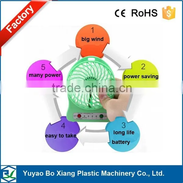 China Rechargeable Standing Fan Cooling Mini Protable USB Fan photo-4
