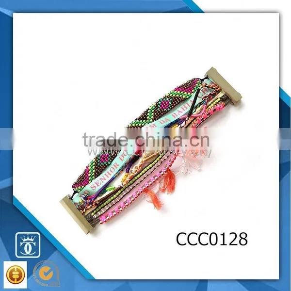 Popular Bracelets in 2015 Womens Braided Rope Latest Fashion Wholesale Moroccan Jewelry