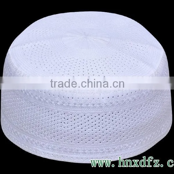 China Wholesale Embroidery Muslim Cap photo-3