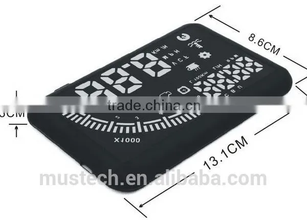 5.5inch Big Monitor OBD II Heads Up Display for Cars With Speed and Overspeed Display Manufacturer photo-2