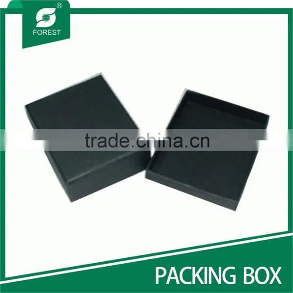 BLACK CARDBOARD PACKING BOX FOR JEWELRY photo-6