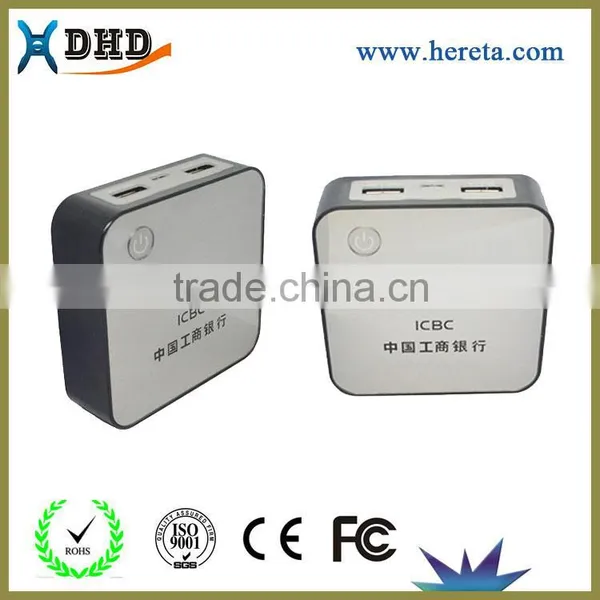 8800mah 2 Usb Output Square Power Bank With Digital Indicator photo-6