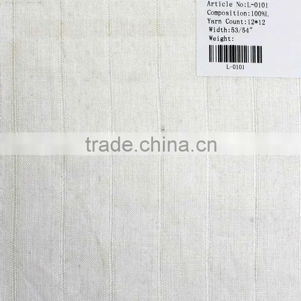 100% Linen Bedding Fabric