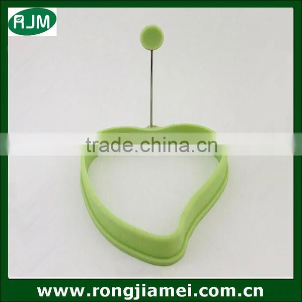 Food grade silicone egg fried egg ring cook ring with handle