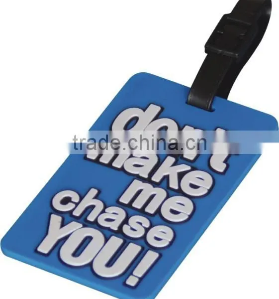 Embossed Custom Durable Plastic Soft Pvc Materail Wholesale Luggage Tags photo-4