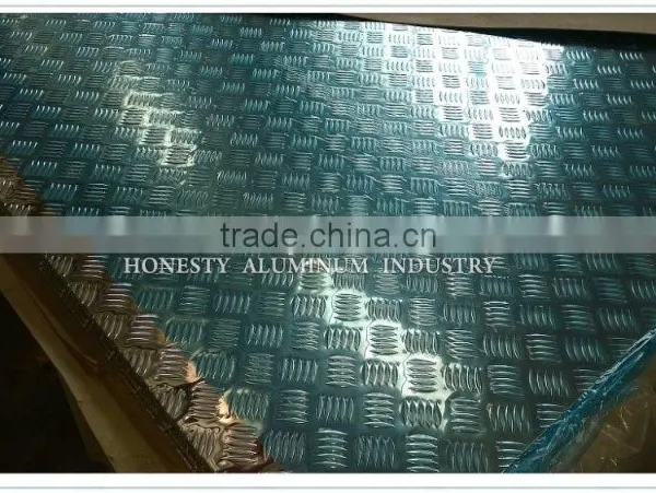 High Quality 5052 5754 5083 H32 H34 H36 Aluminum Chequred Plate photo-3