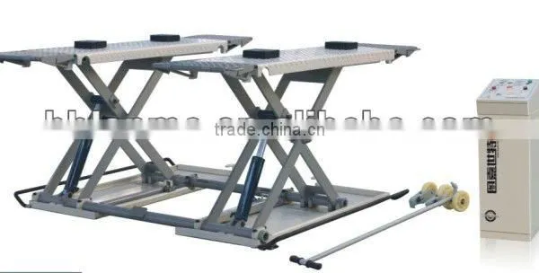 3.0 ton , 1 meter scissor lift, scissor car lift , two hydraulic design