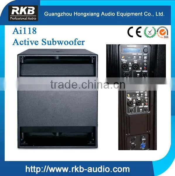 (Ai118) 18" Active Subwoofer Speaker Box
