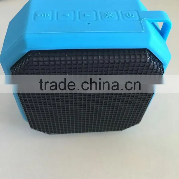 2016 New Design Led Flashing Light Speaker With Wireless Bluetooth Audio Receiver 10000mah Power Bank photo-2