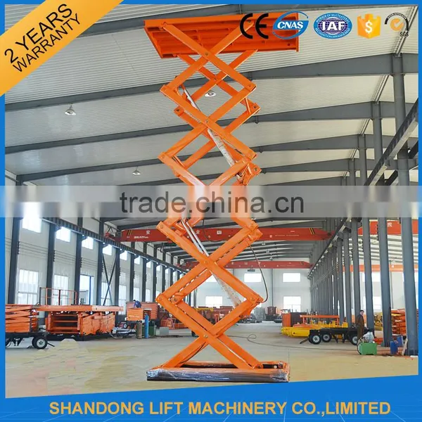 Outdoor Hydraulic Electric Building Material Lifts for Cargo Delivery photo-4