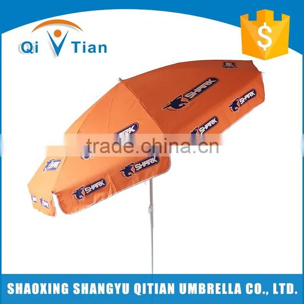 Made in China Superior Quality Orange Sun Umbrella Parasol photo-2