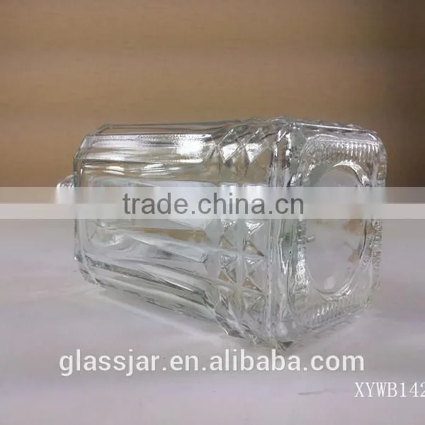Nobal Square Glass Vodka Bottle photo-2