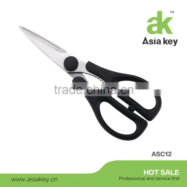 Low Price Curved Handle Stainless Steel Utility Scissors For People or Pets photo-5