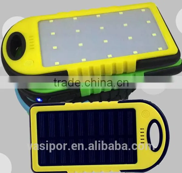 Valued Waterproof Dirtproof 5000 MAh Stockproof Solar Power Bank Quality Choice Supplier's Choice photo-2