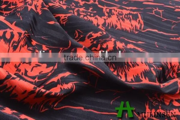 Mulinsen Textile Fabric Manufacturer Cheap Satin With Twist Unique Fabric Prints photo-2