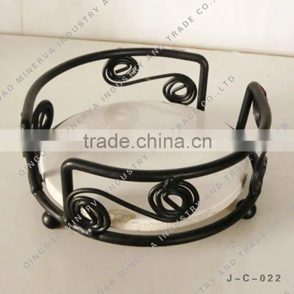 Round Metal Cup Coaster