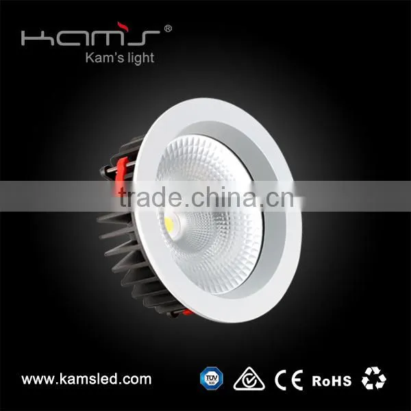TUV CE ROHS CRI>80 12W 150mm Cut-out Slim Recessed Led Downlight