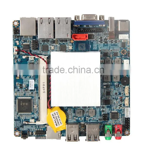 Intel J1900 Small Nano Itx Fanless Mini pc Thin Client Dual Lan Motherboard photo-2
