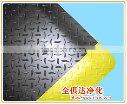 Rubber PVC Yellow Anti-fatigue Floor Mat photo-2