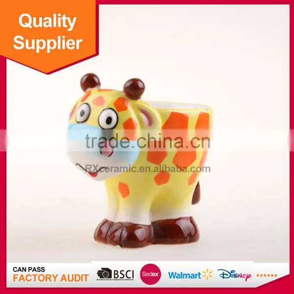 3D Handpainted Animal Porcelain Egg Tool