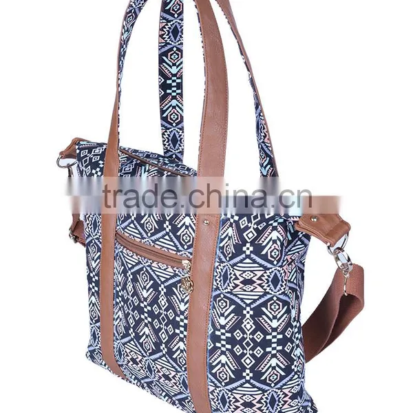Custom Large Multipurpose Colorful Canvas Ladies Tote Bag