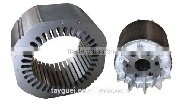 Silicon Steel Sheet Laminated Shaded Pole Motor Rotor Stator photo-6