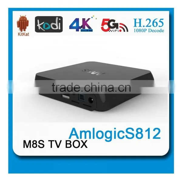 4K Android Smart tv Box 4.4 Kodi Box Amlogic S812 Quad Core Professional Android Smart tv Box Android 4.4 photo-3