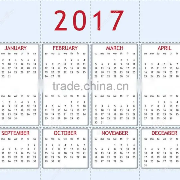 Calendar 2017 Wholesale photo-3