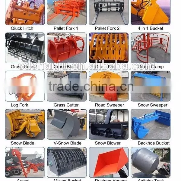 Agricultural Small Wheel Loader With Various Attachments photo-6
