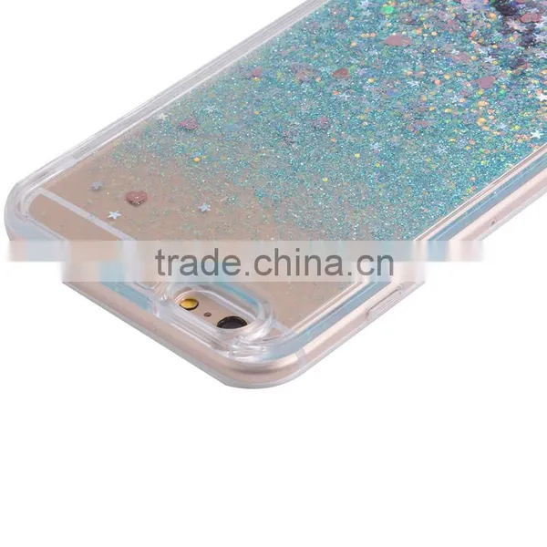 for Iphone 6 Bling Glitter Liquid Clear Floating Quicksand Mobile Phone Case photo-6